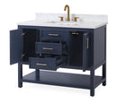 42" Tennant Brand Navy Blue Single Sink Bathroom Vanity - Felton SKU