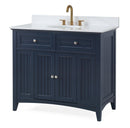 42" Thomasville Cottage Style Navy Blue Bathroom Sink Vanity - GD-47535NB - Chans Furniture