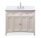 42" Thomasville Cottage Style Taupe Bathroom Sink Vanity - GD-47538TP - Chans Furniture