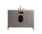 46" Distress Beige Cottage Style Abbeville Bathroom Sink Vanity CF-28325W - Chans Furniture