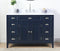 46.5" Benton Collection Navy Blue Zapate Bathroom Sink Vanity NB-4485 - Chans Furniture