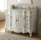 48" Antique white Morton Bathroom Sink Vanity - HF - 2815W - AW - 48