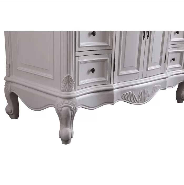 48" Beckham Bathroom Sink Vanity with Mirror - Benton Collection SW - 3882W - AW - 48 - MIR - 3882