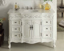 48" Beckham Bathroom Sink Vanity with Mirror - Benton Collection SW - 3882W - AW - 48 - MIR - 3882