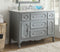 48” Benton Collection Gray Knoxville Victorian Style Bathroom Sink Vanity GD-1522CK-48 - Chans Furniture