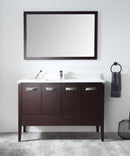 48" Tennant Brand Adagio Wenge Finish Bathroom Sink Vanity - CL-409WE48-QT - Chans Furniture