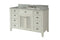 50" Kalani Sink Vanity with Italian Carrara Marble Countertop - 3028-Q50 - Chans Furniture