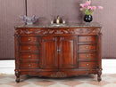 56" Beckham Bathroom Sink Vanity - Benton Collection CF-3882SB-TK-56 - Chans Furniture