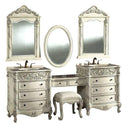 60" Old Fashion Wellesley bathroom vanity w/ make up table set