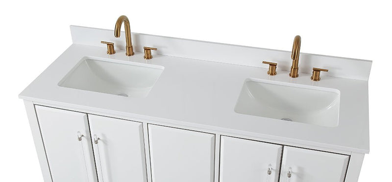 60" Tennant Brand Bertone Bathroom Sink Vanity - Model