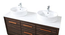63" Tennant Brand Arturas double sinks Sink bathroom vanity - TB-9466-V63 - Chans Furniture