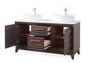 63" Tennant Brand Arturas double sinks Sink bathroom vanity - TB-9466-V63 - Chans Furniture