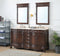 64" Traditional Style Brown Double Sink Beckham Bathroom Vanity - CF-3882M-TK-64 - Chans Furniture