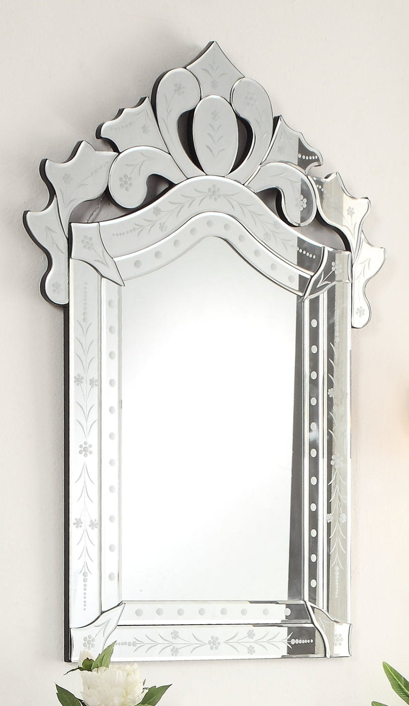 Ferarra 28-inch Venetian Style Wall Mirror YM-710-2840 - Chans Furniture
