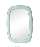Termoli 36-Inch Light Blue Frame Modern Style Wall Mirror 1033BU-MIR - Chans Furniture