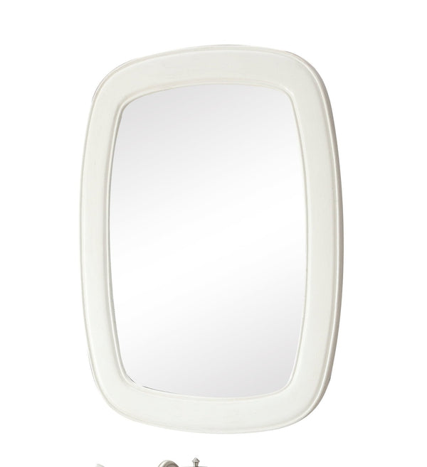 Termoli 36-Inch White Frame Modern Style Wall Mirror 1033W-MIR - Chans Furniture